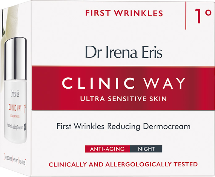 Krem do twarzy Dr. Irena Eris Clinic Way Redukujący pierwsze zmarszczki na noc 30+ 50 ml (5900717574410) - obraz 3