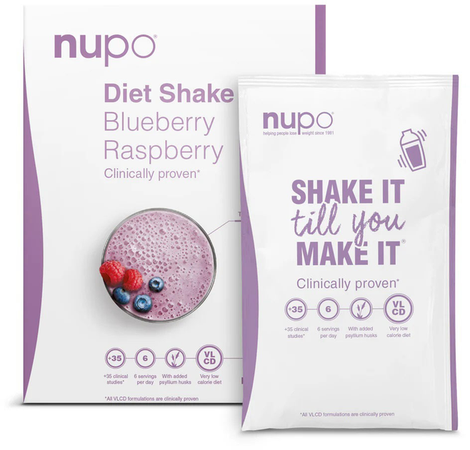 Шейк Nupo Diet Blueberry Raspberry 12 порцій (5715667776544) - зображення 6
