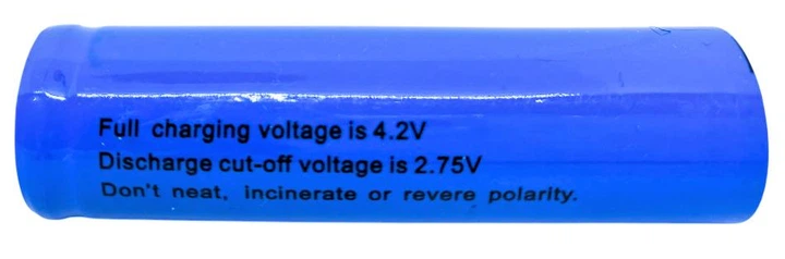 Акумулятор комплект 4 штуки 18650 3.7 V 1200 mAh реальна близько 700 mAh батарея літій-іонна Li-ion - зображення 5