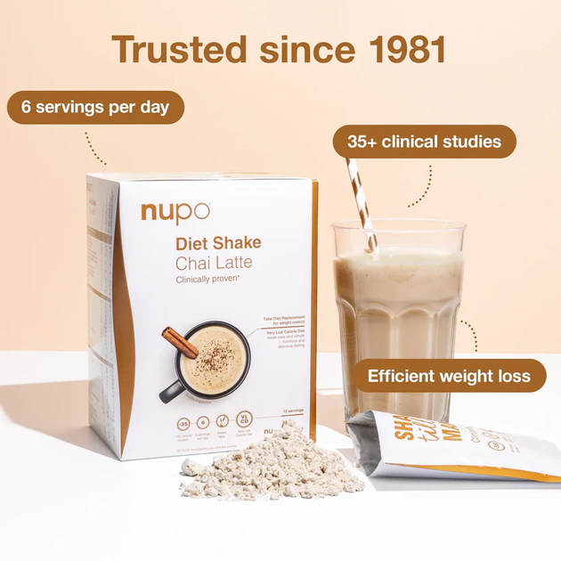Шейк Nupo Diet Chai Latte 12 порцій (5715667921043) - зображення 4