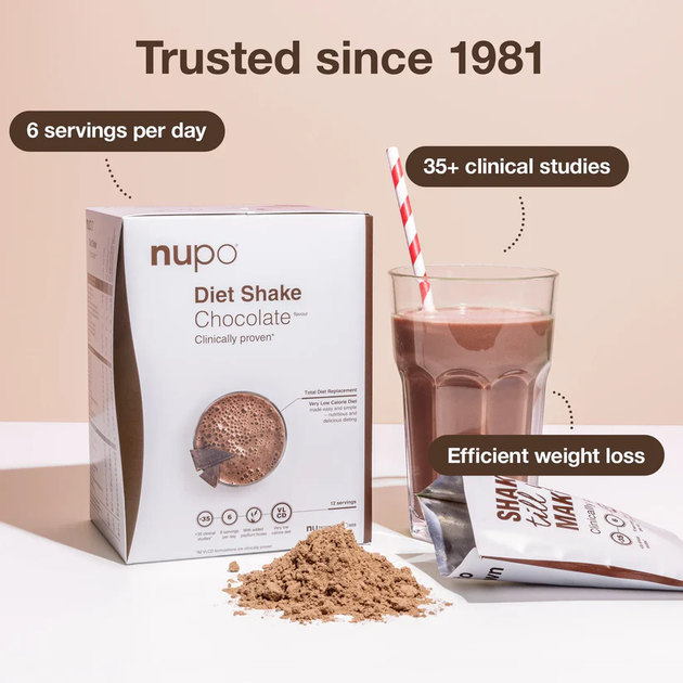Шейк Nupo Diet Chocolate 30 порцій (5715667776575) - зображення 3