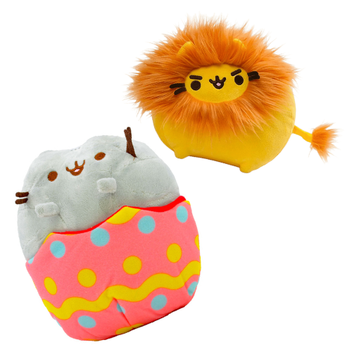 Комплект м'яких іграшок Pusheen cat 12х15 см Кіт Яйце та Лев 10х7 см Помаранчевий v-12467 - Фото 1 Комплект м'яких іграшок Pusheen cat 12х15 см Кіт Яйце та Лев 10х7 см Помаранчевий v-12467 - зображення 1