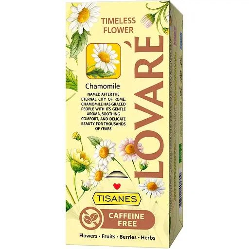 Чай Lovare Tisanes Timeless Flower з квітів ромашки 24 пакетика - Фото 2 Чай Lovare Tisanes Timeless Flower з квітів ромашки 24 пакетика - изображение 2
