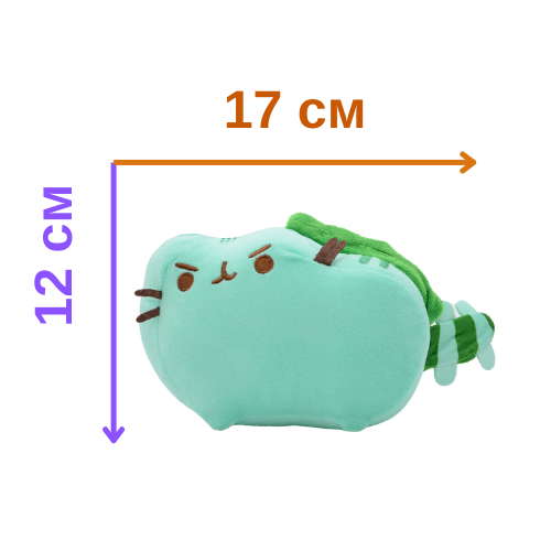 Набор мягких игрушек 2Life Pusheen cat 12х17 см и 10х7 см v-12464 - изображение 2