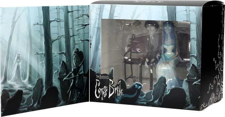 Zestaw figurek Sd Toys The Corpse Bride Emily i Victor na ławce 20 cm (8436546896883) - obraz 2