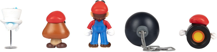 Набір фігурок Jakks Pacific Super Mario Odyssey 6.5 см 5 шт (0192995410428) - зображення 4