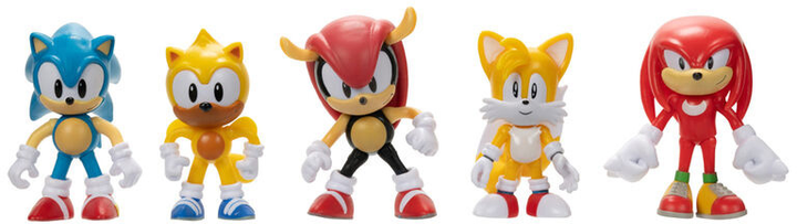 Zestaw figurek Jakks Pacific Sonic The Hedgehog Mr. Eggman + Knuckles + Sonic + Tails + Amy 6 cm 5 szt (0192995419063) - obraz 3