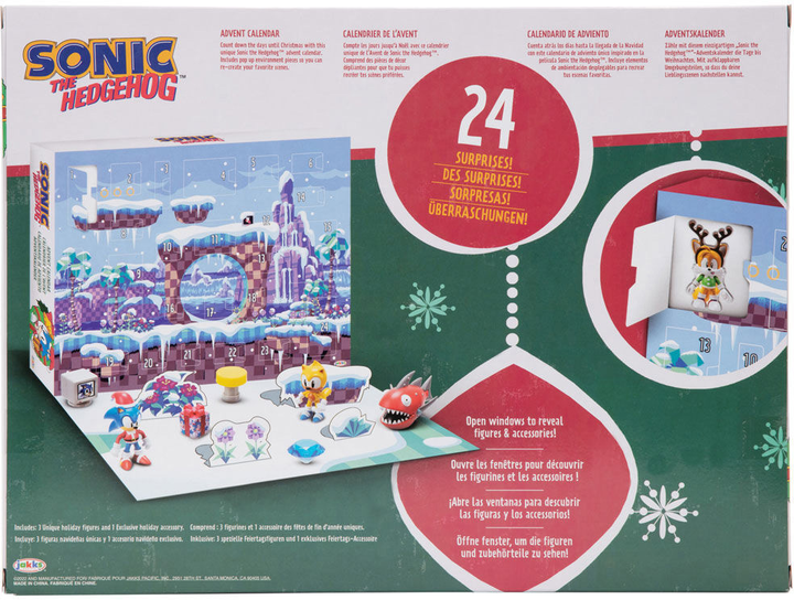 Kalendarz adwentowy Jakks Pacific Sonic The Hedgehog 24 dni 32 elementy (0192995414518) - obraz 5
