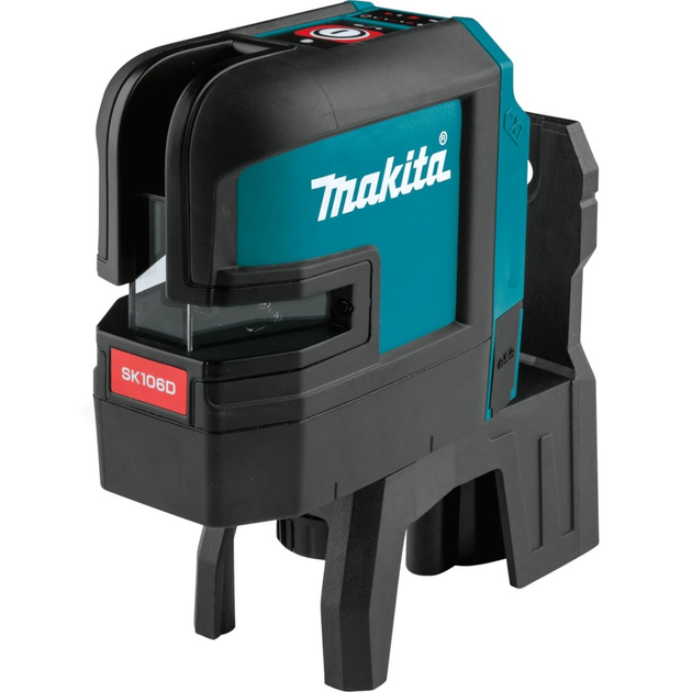 Нівелір лазерний акумуляторний Makita SK106DZ (25 м, 2 промені, червоний, CXT, без акумулятора та зарядного пристрою) - зображення 2