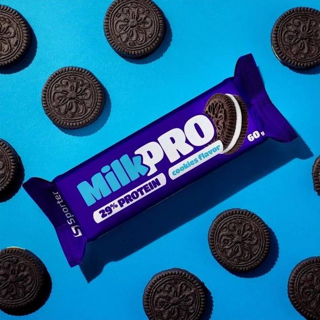 Батончик Sporter MilkPro 29%, 60 грамм - Печенье - Фото 1 Батончик Sporter MilkPro 29%, 60 грамм - Печенье - изображение 1