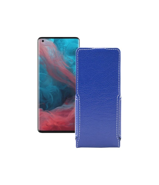 Чохол-флип з екошкіри для телефону Motorola Edge Синій - Фото 1 Чохол-флип з екошкіри для телефону Motorola Edge Синій - изображение 1