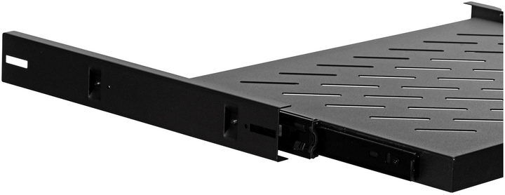 Półka do szafy serwerowej Lanberg Shelf for 19" racks universal 1U (AK-1006-B) - obraz 3