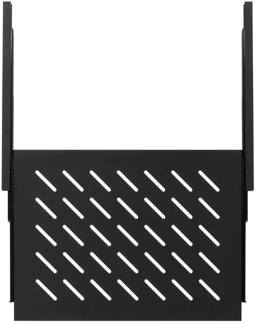 Półka do szafy serwerowej Lanberg Shelf for 19" racks universal 1U (AK-1006-B) - obraz 6