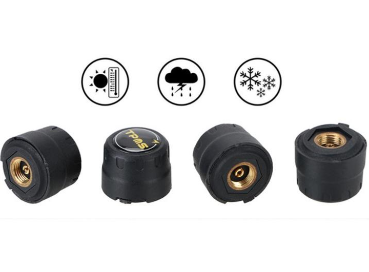 LEEPEE TPMS Комплект датчиків тиску в шинах Bautech для Android iOS Чорний - изображение 1