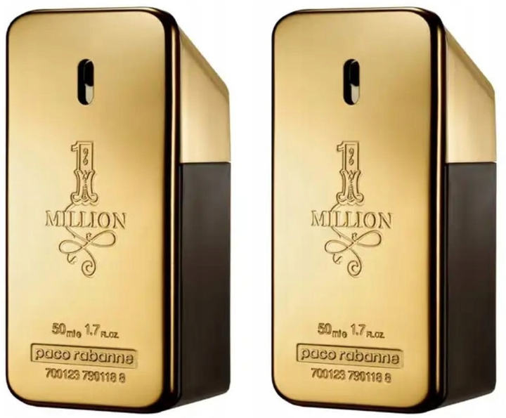 Zestaw męski Paco Rabanne 1 Million Woda toaletowa 50 ml + 50 ml (3349668628667) - obraz 2