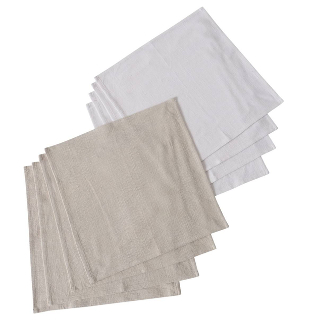 Zestaw serwetek Boltze Home Lenea 40 x 40 cm bawełniane Szare 4 szt (ZES5902973434194) - obraz 4
