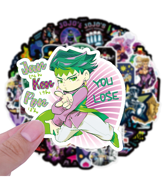 Стикерпак ДжоДжо набор наклеек GeekLand JoJo 50 штук 2423855448 - Фото 3 Стикерпак ДжоДжо набор наклеек GeekLand JoJo 50 штук 2423855448 - изображение 3