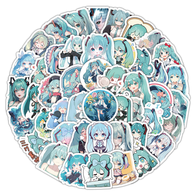 Стикерпак Хацуне Мику Набор наклеек GeekLand Hatsune Miku 100 штук 2429226249 - Фото 1 Стикерпак Хацуне Мику Набор наклеек GeekLand Hatsune Miku 100 штук 2429226249 - изображение 1