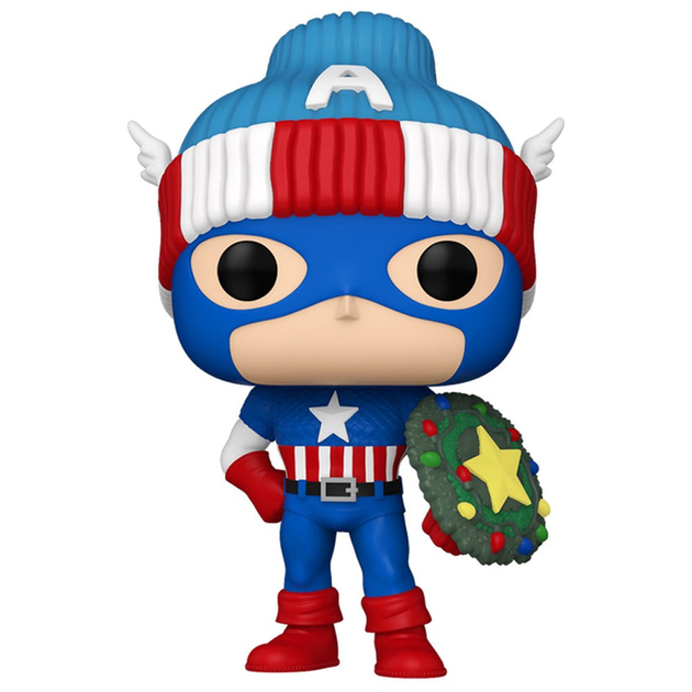 Фігурка Funko Pop Марвел Капітан Америка Marvel Holiday Captain