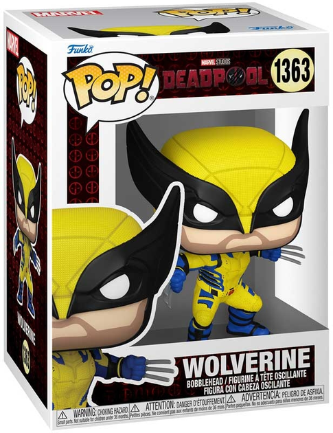 Фигурка Funko Pop Дэдпул Росомаха Deadpool Wolverine 10 см D W 1363 - Фото 3 Фигурка Funko Pop Дэдпул Росомаха Deadpool Wolverine 10 см D W 1363 - изображение 3