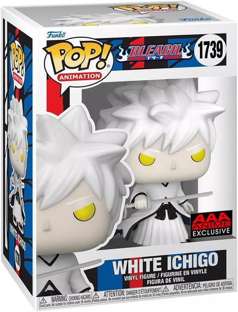 Фигурка Funko Блич Белый Ичиго Bleach White Ichigo 10 см Exclusive B WI E 1739 - изображение 3