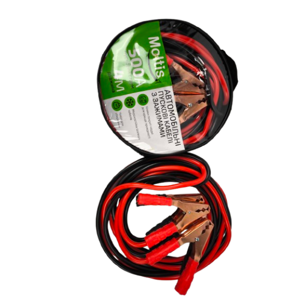 Пусковые провода Moltis 500A, 4 м, 12/24V (модель DM-10685) - изображение 2