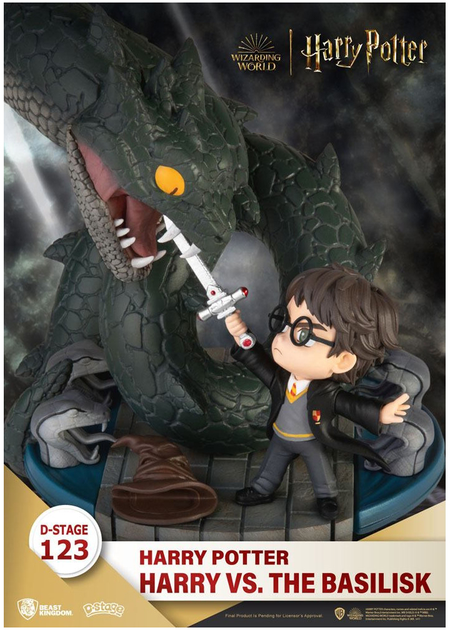 Фігурка Beast Kingdom D-Stage Harry Potter Harry vs. the Basilisk Diorama 15 см (4711203448730) - зображення 2