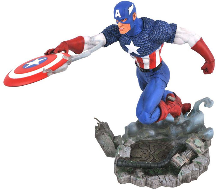 Фігурка Diamond Select Toys Marvel Gallery Marvel Gallery Vs. Капітан Америка 25 см (699788837405) - зображення 1