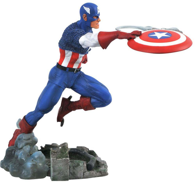 Фігурка Diamond Select Toys Marvel Gallery Marvel Gallery Vs. Капітан Америка 25 см (699788837405) - зображення 2