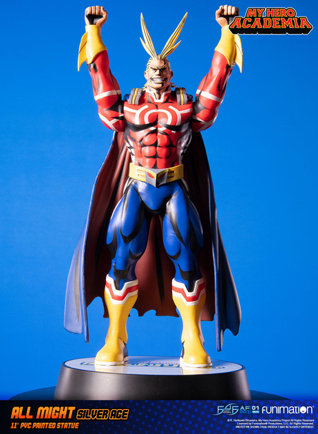 Фігурка First 4 Figures My Hero Academia All Might Silver Age 28 см (5060316622858) - зображення 3
