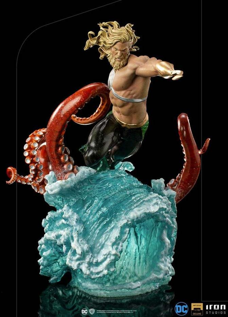 Figurka Iron Studios Deluxe DC Comics Aquaman skala 1:10 26 cm (609963127863) - obraz 5