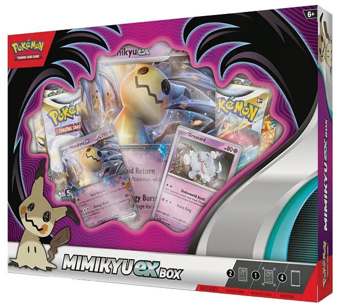 Набір карток Bandai Spanish Pokemon Mimikyu Ex Collectible Card Game Blister (820650503603) - зображення 1