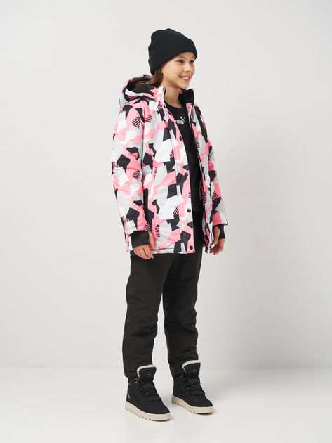 Подростковая зимняя лыжная длинная куртка для девочки LC