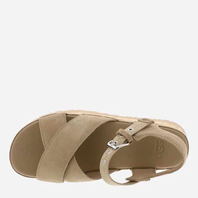 Жіночі сандалії UGG Aubrey Ankle 876106142 40.5 (9.5US) 26.5 см Бежеві (1159821159) - Фото 5 Жіночі сандалії UGG Aubrey Ankle 876106142 40.5 (9.5US) 26.5 см Бежеві (1159821159) - зображення 5