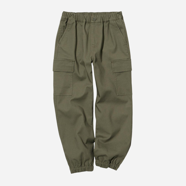 Детские штаны-карго для мальчика Uniqlo 229607476 134 см Зеленые (1159786341) 