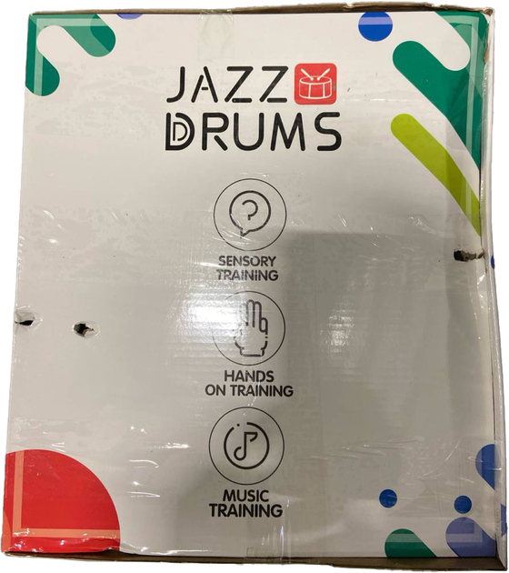 Zestaw perkusyjny Jazz Drums Music Perfomance Błękitny (5903864958560) (955555907890824) - Outlet - obraz 3