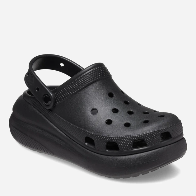 Жіночі крокси Crocs Classic Crush Clog 207521 37-38 Чорні (191448973411) - зображення 2