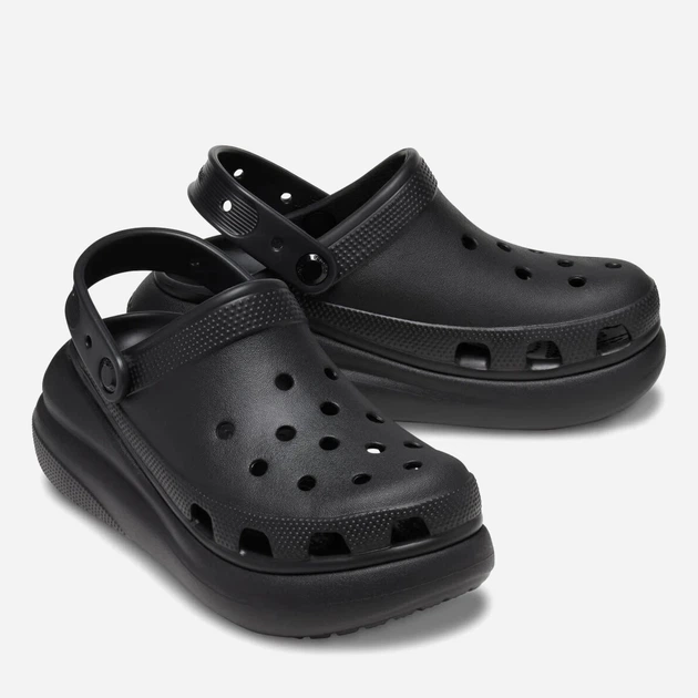 Жіночі крокси Crocs Classic Crush Clog 207521 37-38 Чорні (191448973411) - зображення 3