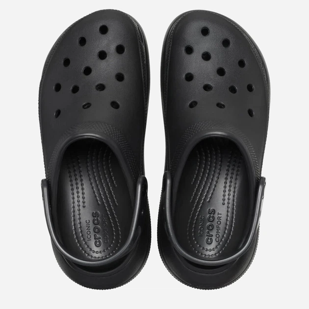 Жіночі крокси Crocs Classic Crush Clog 207521 37-38 Чорні (191448973411) - зображення 5