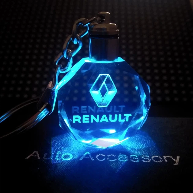 Брелок автомобильный на ключи Renault GF с подсветкой (232421) - изображение 2