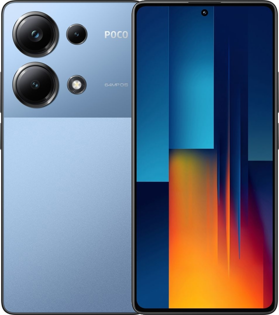 Smartfon Poco M6 Pro 8/256GB Blue (TKOXAOSZA0788) - obraz 1