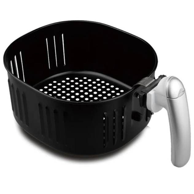 Аерофритюрниця Air Health Fryer Professional DSP 1350W з антипригарним покриттям AIR-1350-White - зображення 5