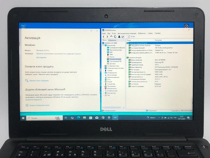 Ноутбук Dell Latitude 3380 - 13,3" (1366х768) / i3-6006U / 4gb / 128gb ssd, Б/у - изображение 3
