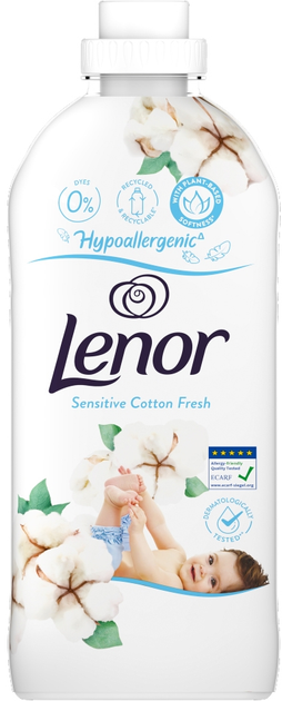 Płyn do płukania tkanin Lenor Sensitive Cotton Fresh 6x925 ml (8006540890172) - obraz 1