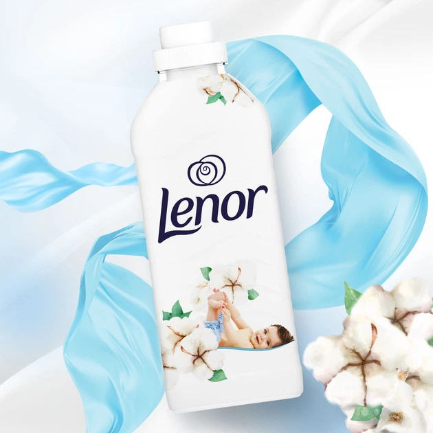 Набір Кондиціонер для білизни Lenor Sensitive Cotton Fresh 6 x 925 мл (ZES8006540890172) - зображення 4