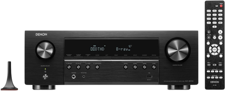 Odbiornik AV Denon AVC-S670H 5.2 Ch Black (AVCS670HBKE2) - obraz 1