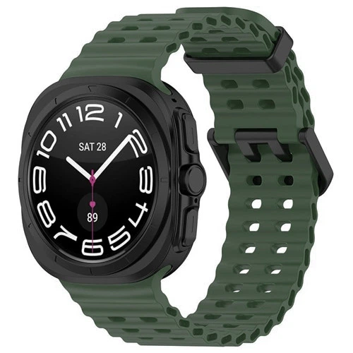 Ремешок для Samsung Galaxy Watch Ultra Marine Band зеленый - Фото 2 Ремешок для Samsung Galaxy Watch Ultra Marine Band зеленый - изображение 2