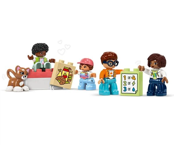 Конструктор LEGO DUPLO Великий інтерактивний громадський поїзд (10428) - Фото 4 Конструктор LEGO DUPLO Великий інтерактивний громадський поїзд (10428) - изображение 4