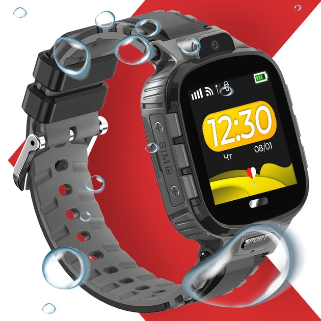 Детские умные часы с GPS JETIX DF45 Anti Lost Edition с телефоном, камерой и Wi-Fi (Black) - Фото 2 Детские умные часы с GPS JETIX DF45 Anti Lost Edition с телефоном, камерой и Wi-Fi (Black) - изображение 2