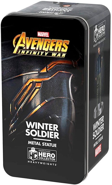 Figurka Eaglemoss Hero Collector Marvel: Avengers Infinite War Heavyweights Winter Soldier 1:18 (5059072009799) - obraz 3